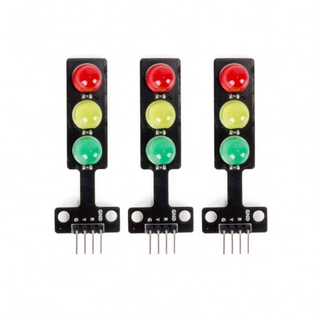 PT10210 Mini Traffic Light 5V LED Display Module Red Green Yellow Light for Arduino Raspberry Pi