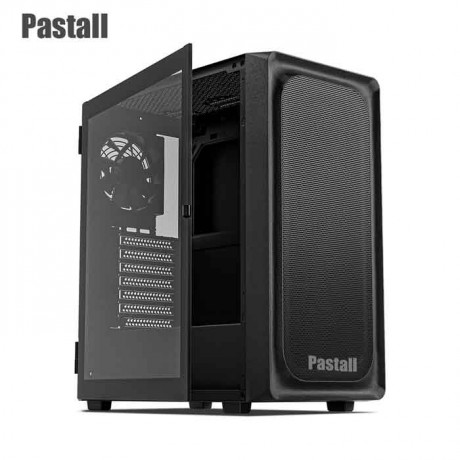 Pastall Computer peripherals  PC Case, Type-C Ready, Supports 40 Graphics Cards, Tempered Glass Side Panel, up to 8 x 120mm Cooling Fans & 1 x 360mm Radiator, 1 x Pre-Installed Fan