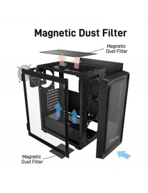 Pastall Computer peripherals  PC Case, Type-C Ready, Supports 40 Graphics Cards, Tempered Glass Side Panel, up to 8 x 120mm Cooling Fans & 1 x 360mm Radiator, 1 x Pre-Installed Fan