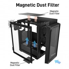 Pastall Computer peripherals  PC Case, Type-C Ready, Supports 40 Graphics Cards, Tempered Glass Side Panel, up to 8 x 120mm Cooling Fans & 1 x 360mm Radiator, 1 x Pre-Installed Fan