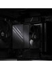 Pastall Internal cooling fans for computers 4.9" Height Black Air CPU Cooler, 4×Ф6mm Heatpipes, 92x92x25mm PWM Fan, TDP 180W, All Black Layout, Intel LGA1700/1851/1200/115X; AMD AM4/AM5 