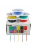 Pastall Electric wire and cable 24 AWG Flexible Silicone Wire Electric Wire Hook up Wire Kit 300V Cables