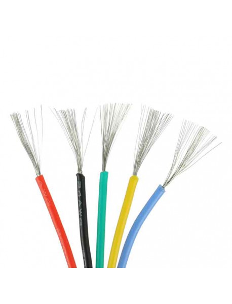 Pastall Electric wire and cable 24 AWG Flexible Silicone Wire Electric Wire Hook up Wire Kit 300V Cables