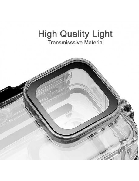 Pastall Cases especially made for photographic apparatus for Go Pro Hero 13/12/11/10/9 Black,Protective Underwater Dive Case Shell with Quick Release Buckle Mount for Hero13/12/11/10/9 Black Action Camera Accessories