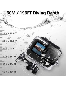 Pastall Cases especially made for photographic apparatus for Go Pro Hero 13/12/11/10/9 Black,Protective Underwater Dive Case Shell with Quick Release Buckle Mount for Hero13/12/11/10/9 Black Action Camera Accessories