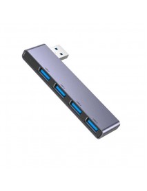 PT91075 USB Hub, 4-Port USB Hub(1 * 3.0 Hub, 3 * 2.0 Hub) USB Splitter USB Expander for Laptop,Windows PC,Mac,Printer,Flash Drive,Mobile HDD, Notebook PC