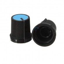 PT9063 10Pcs Plastic For Rotary Taper Potentiometer Hole 6mm Knob