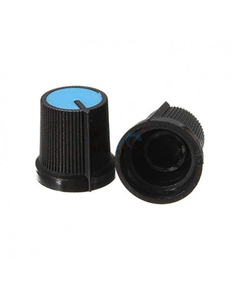 PT9063 10Pcs Plastic For Rotary Taper Potentiometer Hole 6mm Knob