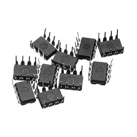 PT9058 10pcs NE555 NE555P NE555N 555 Timers DIP-8 TEXAS IC