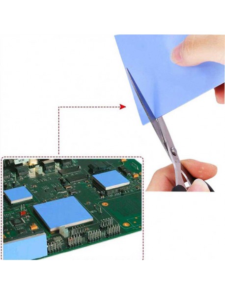 PT91004  Soft Silicone Thermal Conductive Pads Heatsink IC Chipset Northbridge for SSD/CPU/GPU/LED/IC/Raspberry Pi/Chipset Cooling
