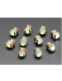 PT91054 Small Inductive Wireless LEDs - 10 Pack White Red Yello Green Blue