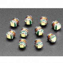 PT91054 Small Inductive Wireless LEDs - 10 Pack White Red Yello Green Blue