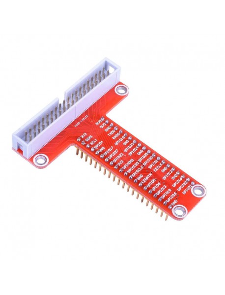PT2032 Pastall RPi GPIO Breakout Expansion Board + Ribbon Cable + Assembled T Type GPIO Adapter