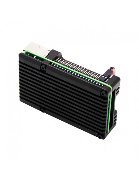 PT2019B Armour Case with Dual Cooling Fan for Raspberry Pi 4