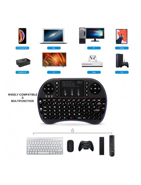PT13101 Rii i8+ Mini Wireless Keyboard With Touchpad