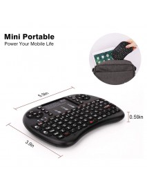 PT13101 Rii i8+ Mini Wireless Keyboard With Touchpad