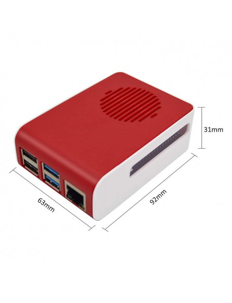 PT21005 Raspberry Pi 4 Model B White and Red Case