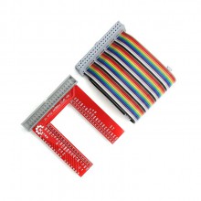 PTR205 GPIO U-shaped Adapter V2 Breadboard Expansion Board 40P Cable Kit For Raspberry Pi 
