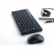 PT2003 Rapoo Multi-mode Silent Wireless Keyboard Mouse Combo Switch Between Bluetooth and 2.4G