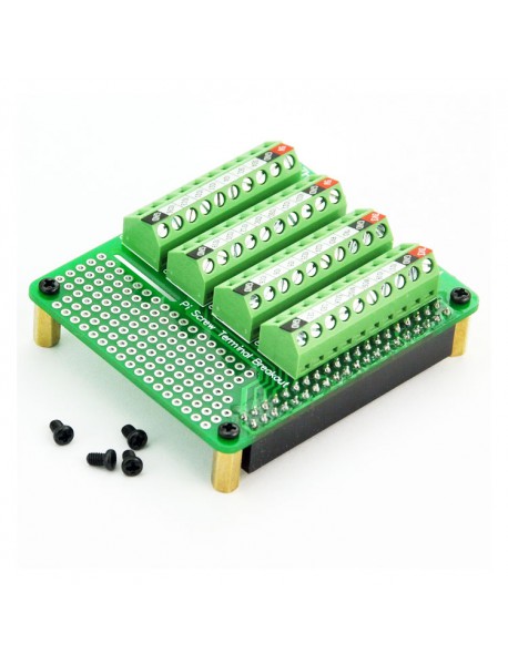 PT22026 Pi Screw Terminal Block Breakout Module, for Raspberry Pi