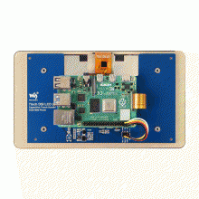 PT22041 Waveshare 7inch Capacitive Touch IPS Display for Raspberry Pi, DSI Interface, 1024×600