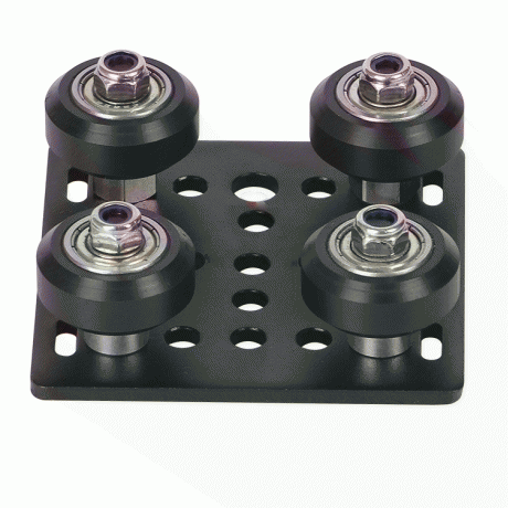 PT80216  3D Printer V gantry plat set special slide plate pulley for 2020 /2040 V-slot aluminum profiles wheels