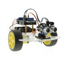 PT82002 2WD Chassis Obstacle Avoidance Smart Car