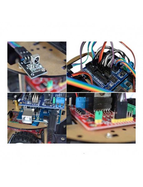 PT82004 DIY Car Kit Wireless Remote Control Turtle Smart Robot Car Kit Car Robot For Arduino 