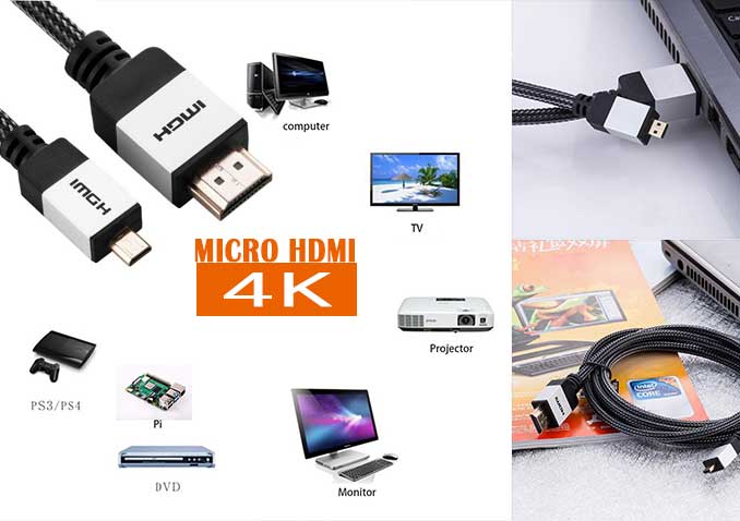 MICRO HDMI TO HDMI CABLE ADAPTER