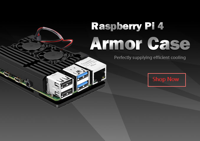 Raspberry Pi 4 Armor Case 